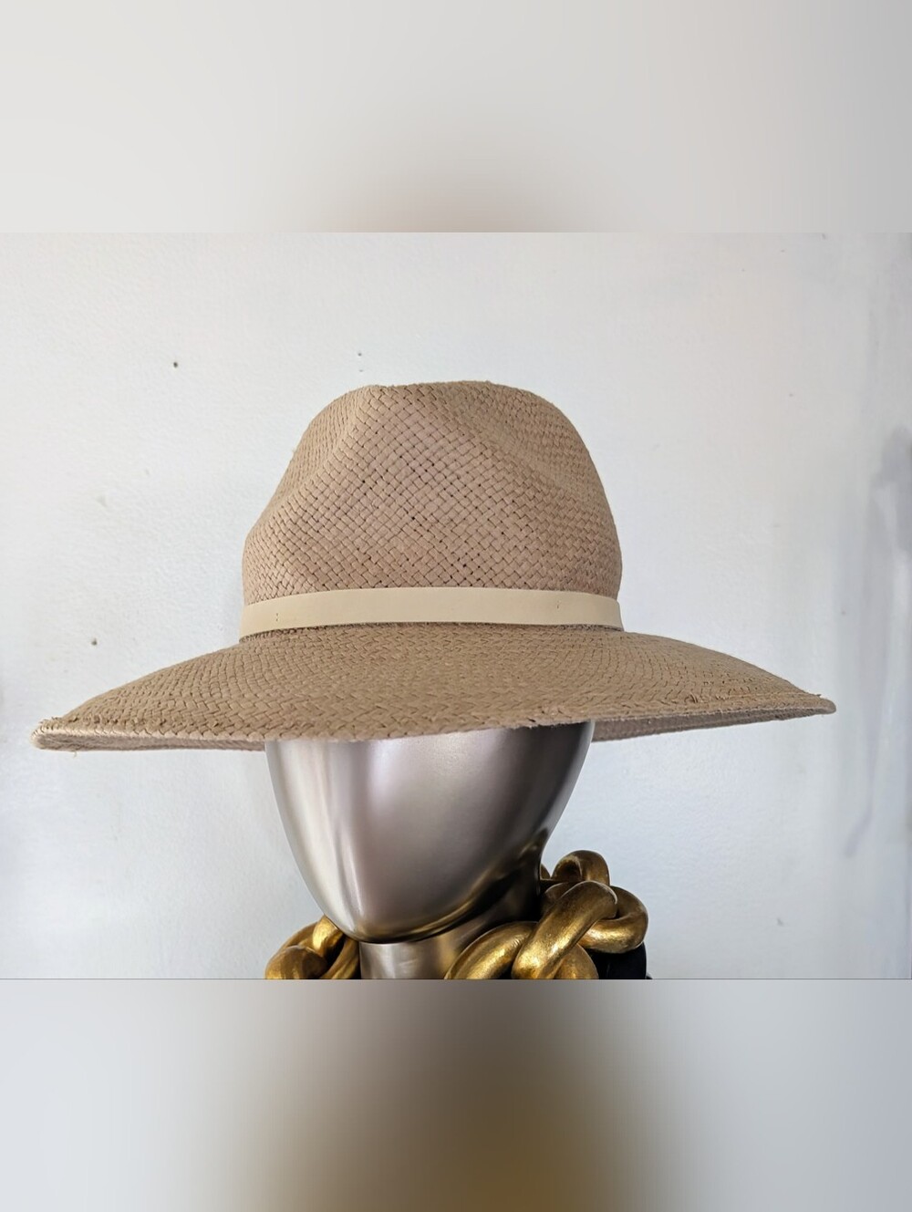 Janessa Leone Sherman Hat - 100% Straw Size Large